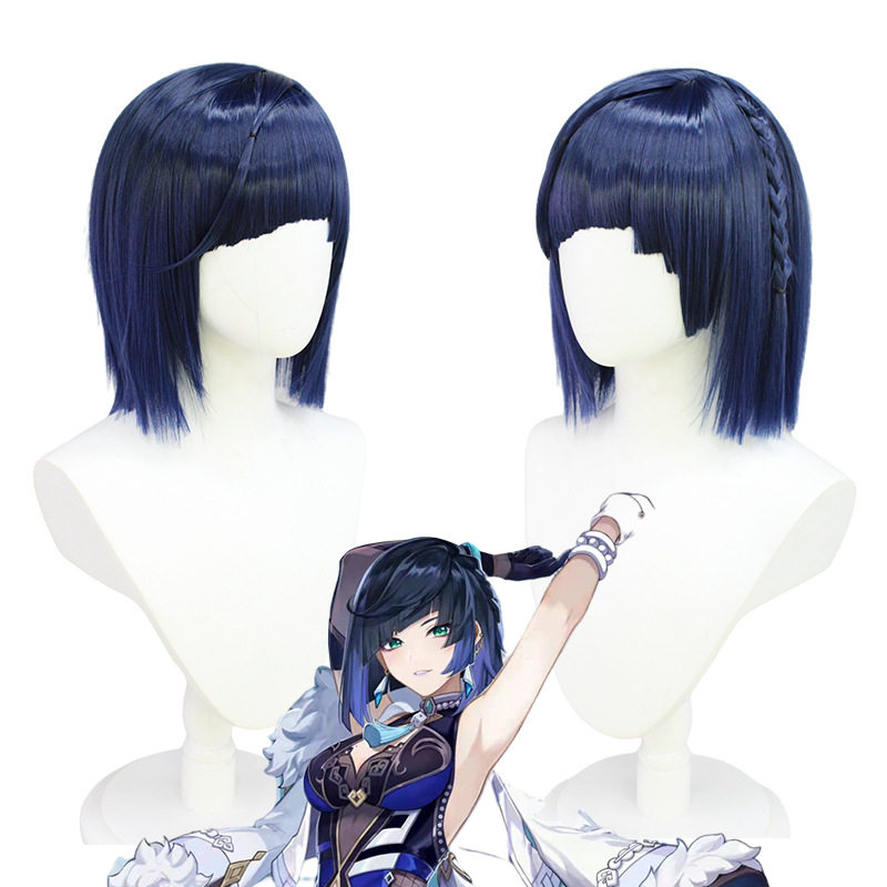原神 夜兰 夜阑 cos假发 渐变色假发游戏动漫人物cosplay假发