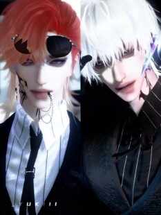 丝帕 Yukiii 漫画公式 逆水寒手游捏脸男通用