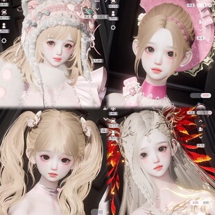 4款 布讲栗猫 奶鼬泡芙 粉福 可狸饼 R1noa 以闪亮之名捏脸 国服