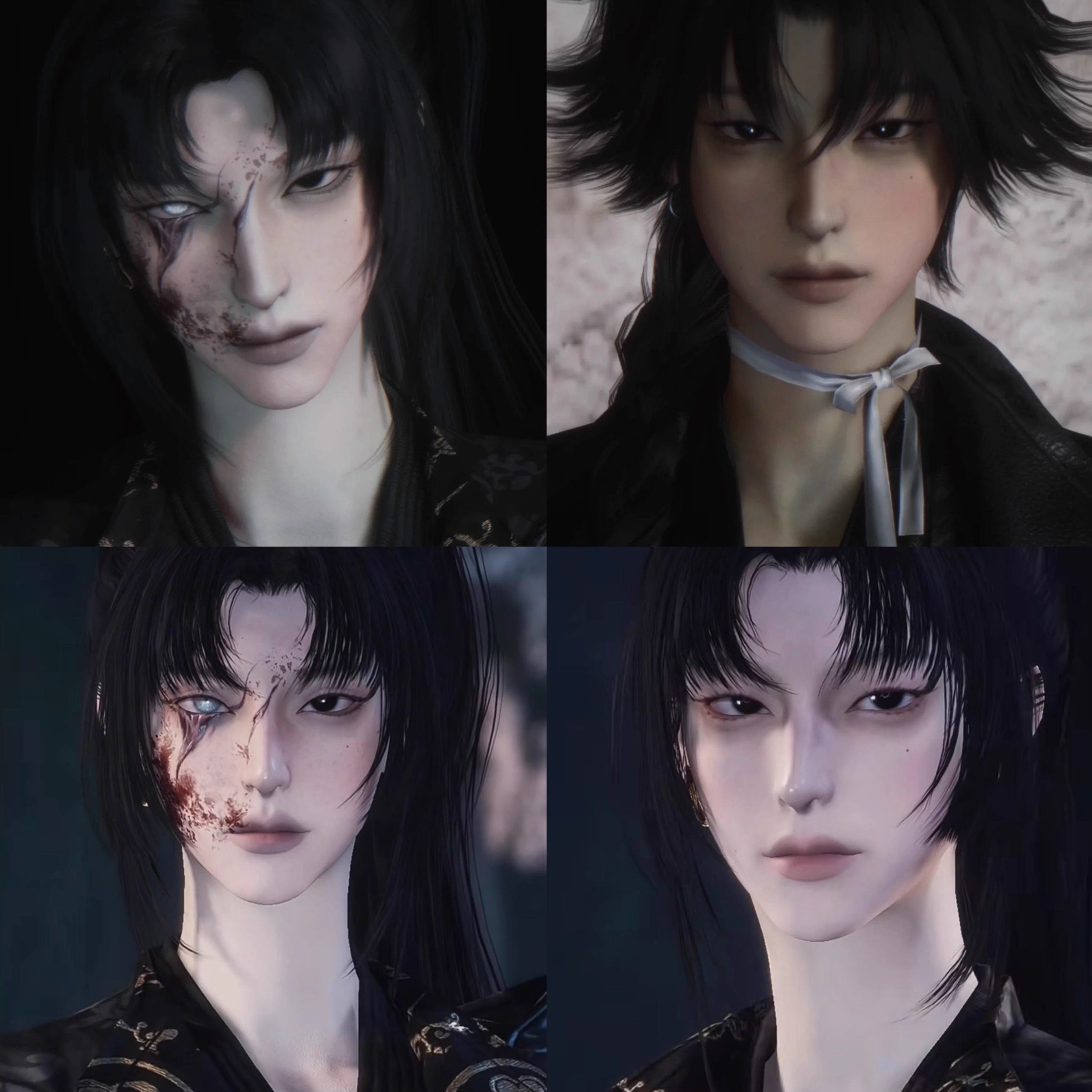 发2 䯍 薄荷龍 燕云十六声捏脸女 端游手游通用