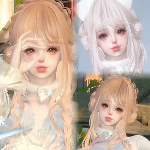 李李呀 逆水寒手游捏脸铁衣素问九灵神相龙吟血河碎梦女通用 奶糖