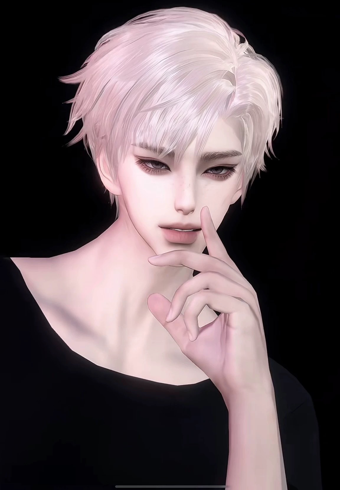 帅到 锁骨杀手 桀骜不驯的贵族 八九二三u 逆水寒手游捏脸男通用