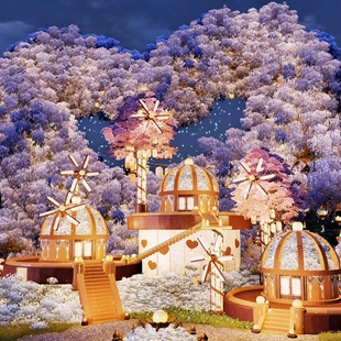 天刀别业蓝图设计浪漫邂逅零氪蓝图梦幻精灵系列天涯明月刀端游