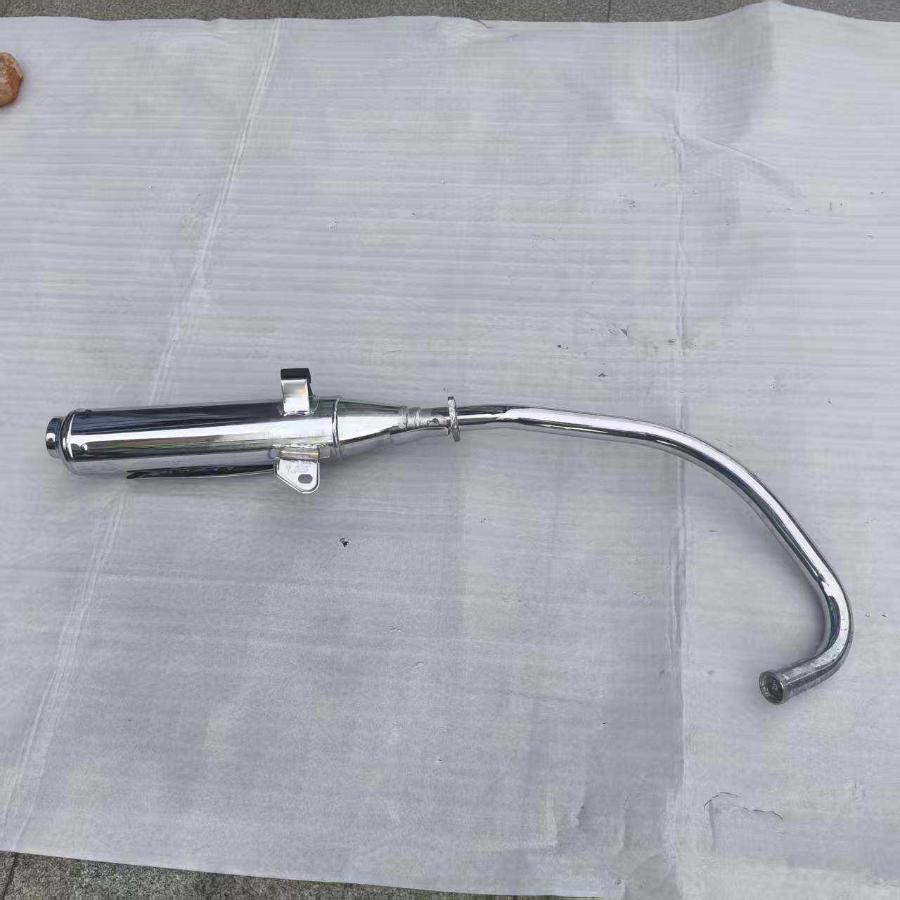 适用豪爵钻豹HJ125K-2锐爽EN125-2-2A消声器排气管