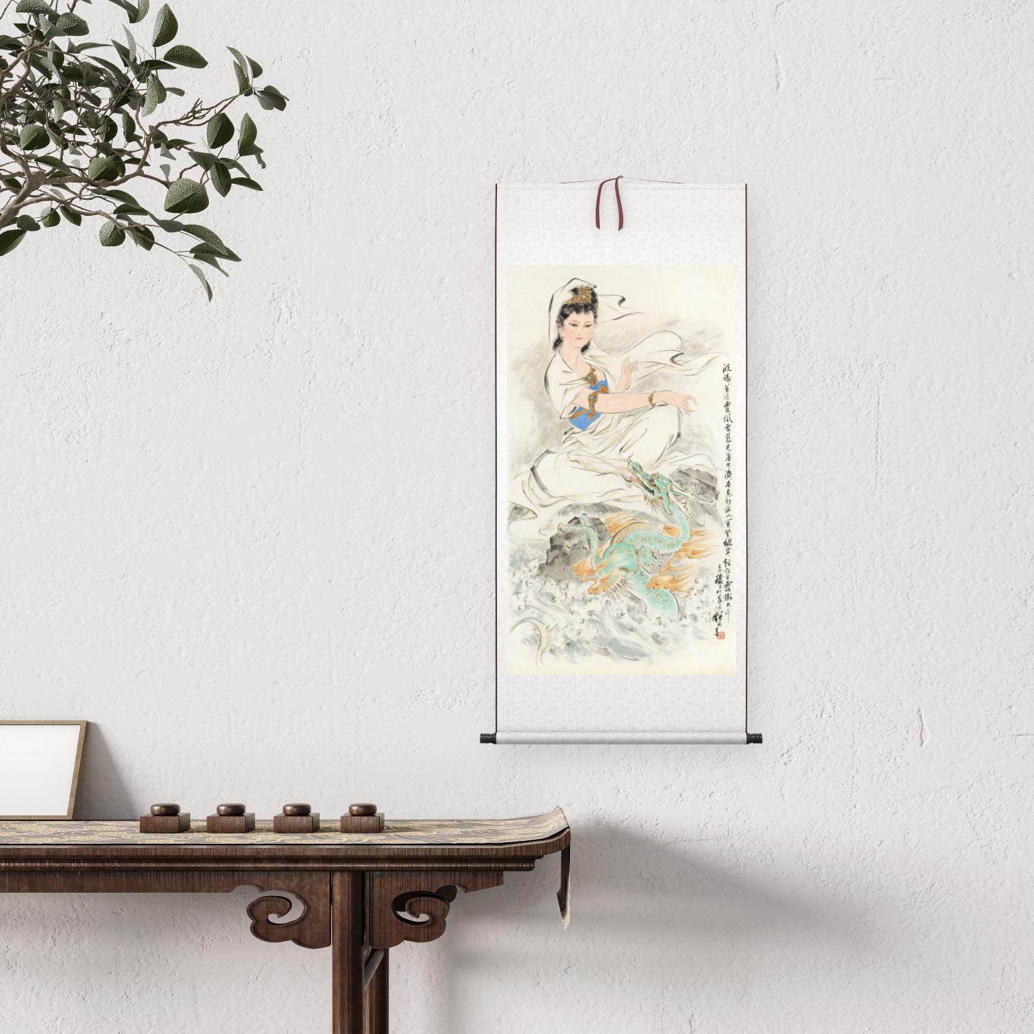新品11刘继卣祥龙观音
