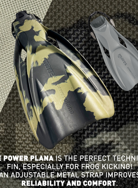 MARES  POWER PLANA 潜水脚蹼TEC FIN 蛙鞋推力大弹力XR脚扣钢带