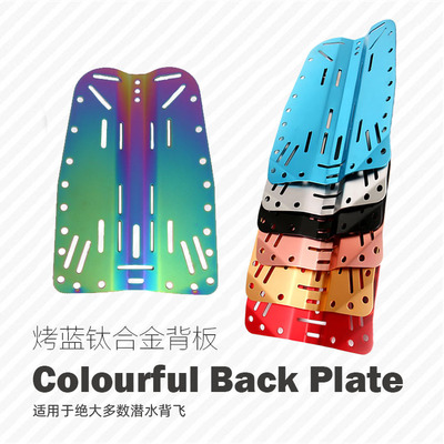 DIY背飞单瓶背板铝合金钛合金