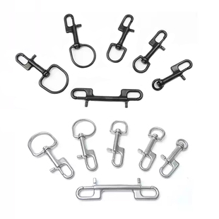 不锈钢异形金属 大环挂钩 潜水背飞夹克BCD 单头钩 双头钩 定制