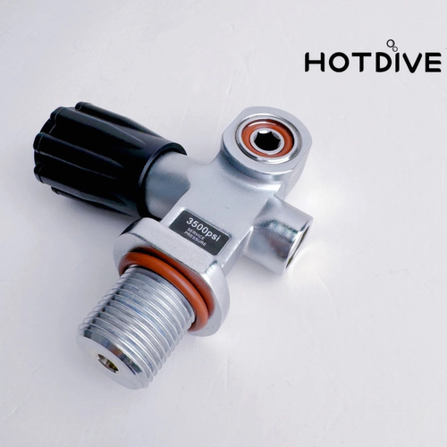 HOTDIVE12L潜水瓶头阀潜水气瓶瓶头阀DIN/YOKE气瓶开关瓶阀门