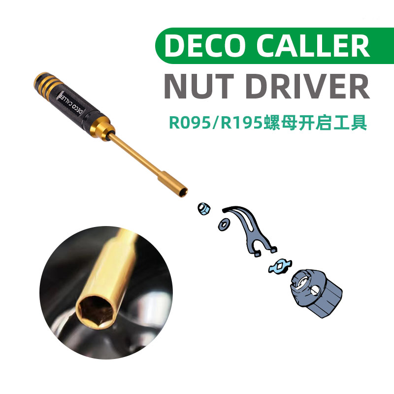 DECO CALLER潜水调节器二级头R095/R195薄边工具专用六角套筒-封面