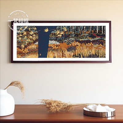 雷诺瓦烟如织1000片实木画框