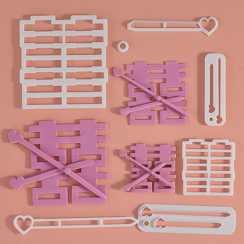 新指针喜字结婚订婚新婚翻糖模具