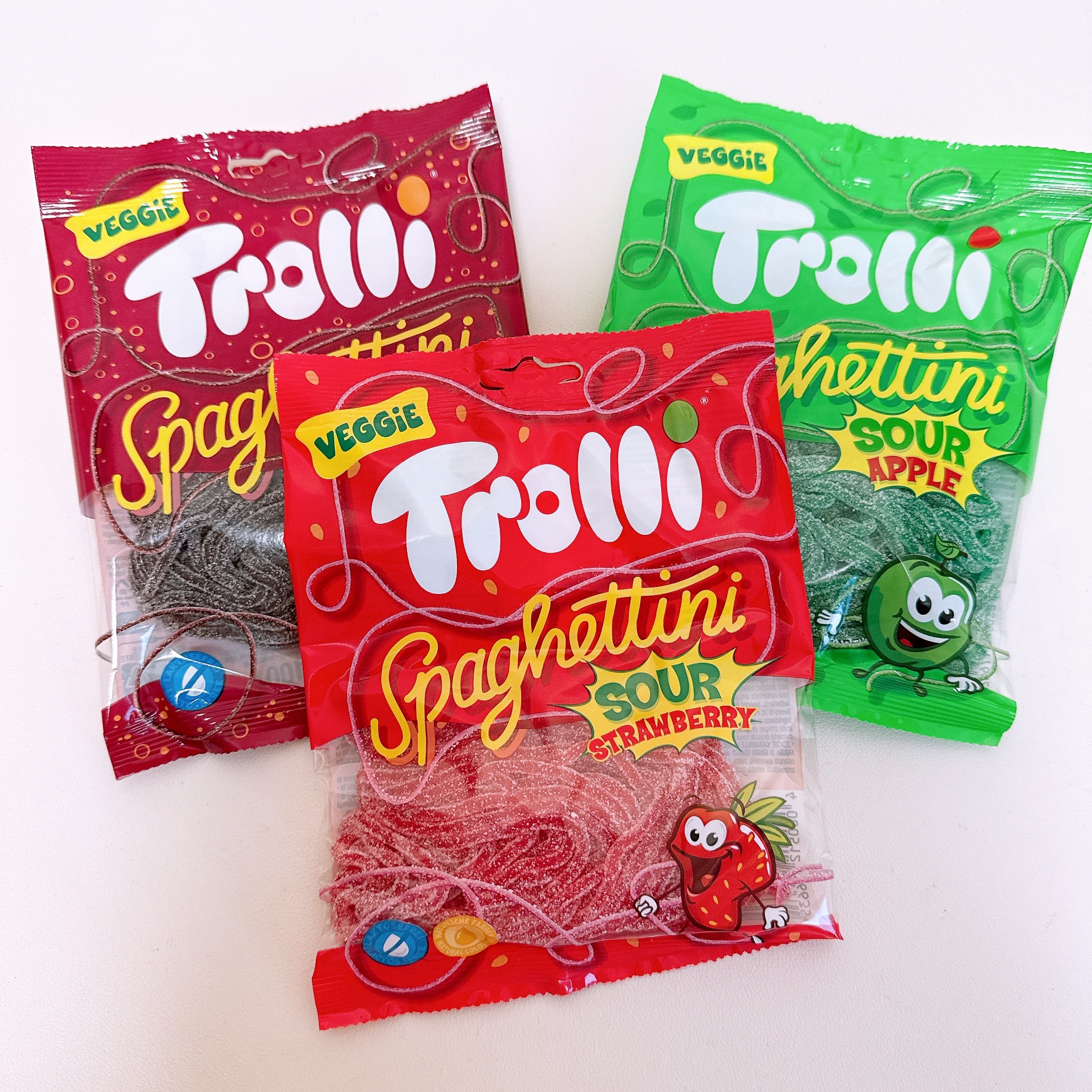 德国Trolli口力酸爽草莓条天线糖酸恐龙糖朴灿烈珍妮同款酸味软糖,零食/坚果/特产,软糖/果味糖/凝胶糖果,淘宝优惠券,粉丝福利购,淘宝优惠卷