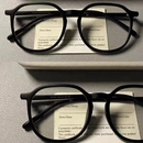 回头率超高超好看 复古方框黑色系近视眼镜可配度数眼睛框架ins
