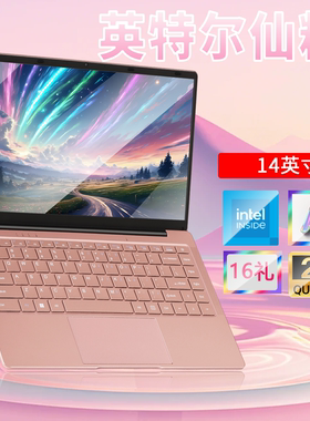 14寸全新学生办公用商务网课英特尔轻薄便携超薄笔记本电脑