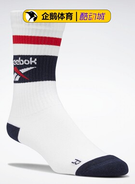 reebok/锐步男女运动休闲基本款长筒袜一双装 GM5691