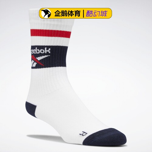 reebok/锐步男女运动休闲基本款长筒袜一双装 GM5691