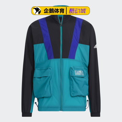 阿迪达斯夹克男装2023新款运动服休闲防风立领外套HE9930 HE9929