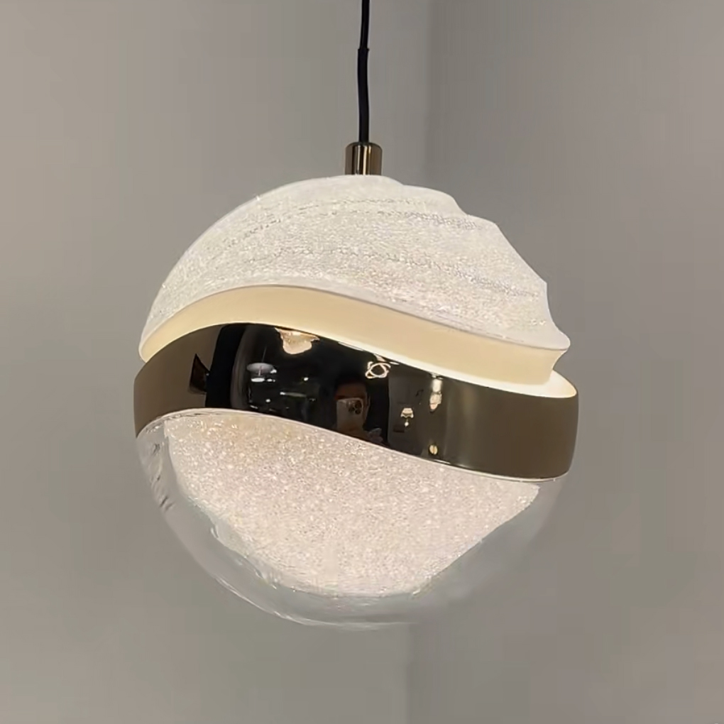 松伟夜明珠现代轻奢餐厅吊灯高级感氛围吧台床头别墅灯全光谱