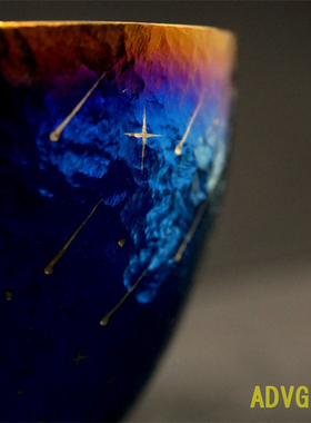 ADVGEAR 白酒 喝茶杯 双层钛杯 手工雕刻 日本进口