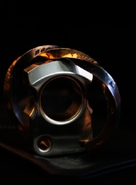 ADVGEAR CNC加厚红铜黄铜  EDC 把玩 铜钥匙扣  挂扣