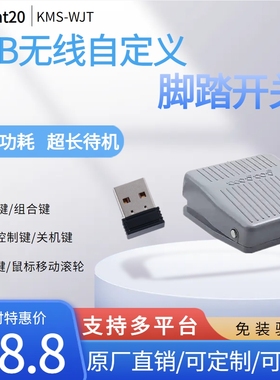 USB无线开关自定义 任意组合按键 抢答器抽奖 模拟小键盘脚踏开关