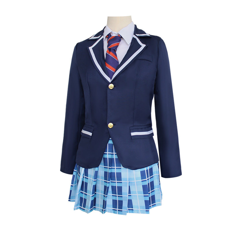 世界计划彩色舞台白石杏 草薙宁宁cos服 神山高校cosplay服校服裙