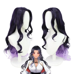 彩虹社cos假发Scarle Yonaguni vtuber虚拟偶像主播渐变长发假毛