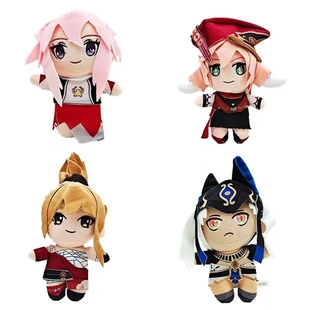 游戏周边人偶动漫公仔八重神子娃娃小玩偶烟绯宵宫摆件毛绒二次元