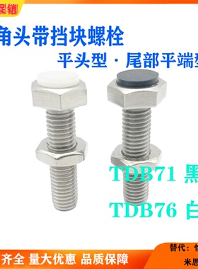 带挡块螺栓TDB71/76-M6/M8/M10/M12-L20/L25/L30/L35/L40/L45/L60