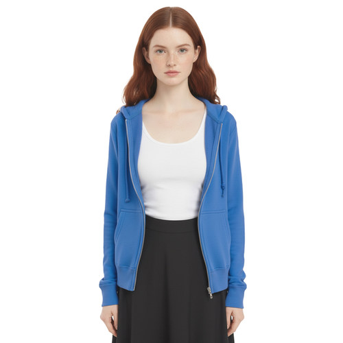 BM休闲卫衣开衫抽绳美式慵懒风