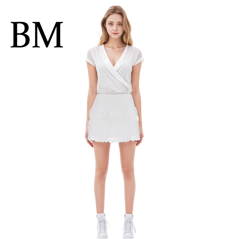 夏季芭蕾风蛋糕裙女BM短裙A甜美