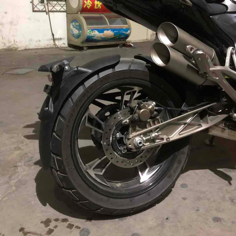 升仕310 250改装后泥板加长 ZT310-X-R-T-V 复古拉力后副挡泥板长