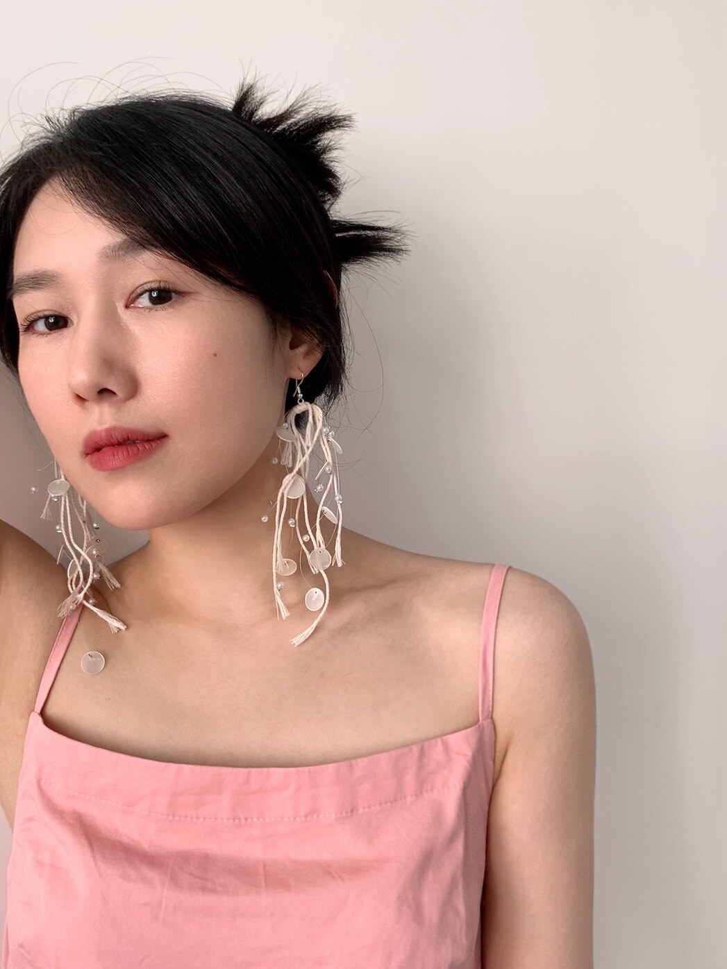 清仓·超仙贝壳串珠流苏耳环女高级感优雅气质耳钩