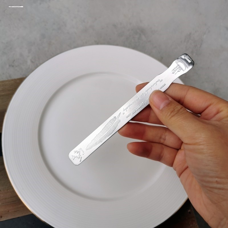 18-10不锈钢304复古浮雕果汁奶粉蜂蜜咖啡搅拌棒出口罗斯托克