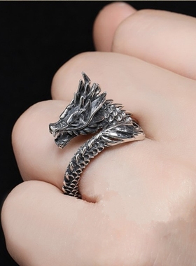 戒指男潮轻奢小众设计冷淡风简约女夏高级时尚个性食指指环单身戒