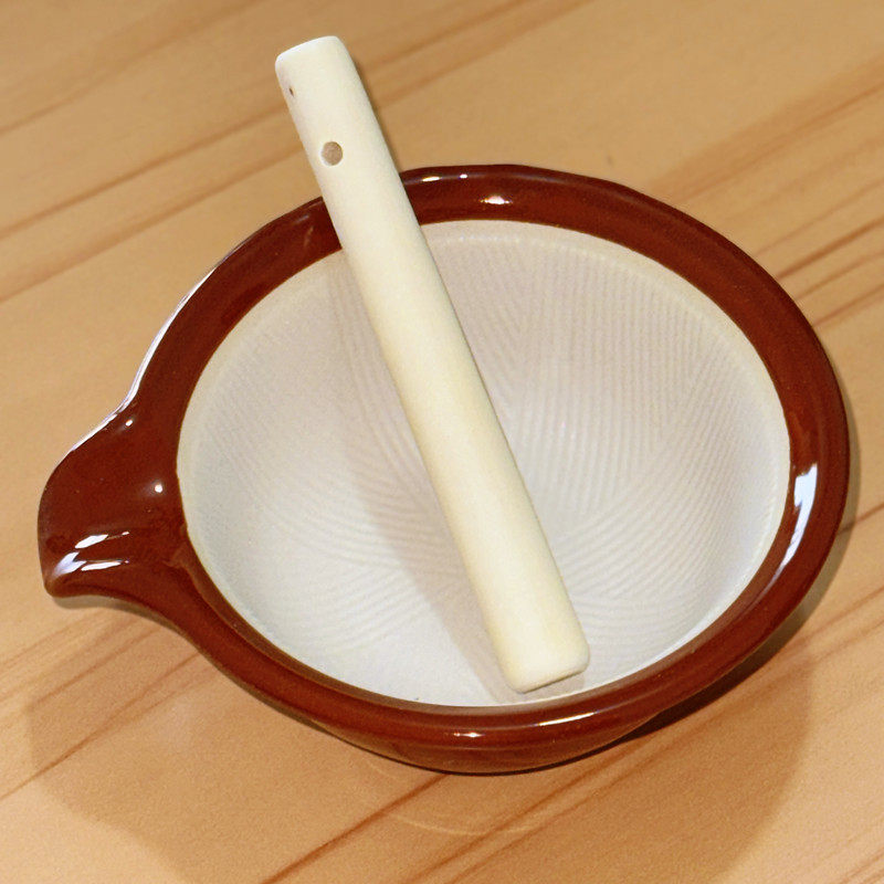 研磨盆肉泥辅食陶瓷研磨碗宝宝辅食工具山药芝麻