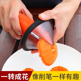 切花刀 多功能 花样蔬菜切花样的神器切菜花刀 花样 创意卷胡萝卜