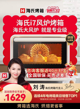 【刘涛同款】海氏i7风炉烤箱家用小型烘焙商用多功能发酵电烤箱