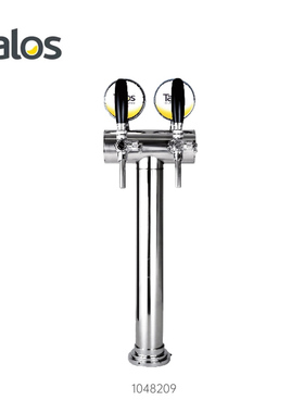 Talos塔罗斯精酿啤酒哈瓦那酒柱2孔3孔4孔镀铬带灯酒塔1048209