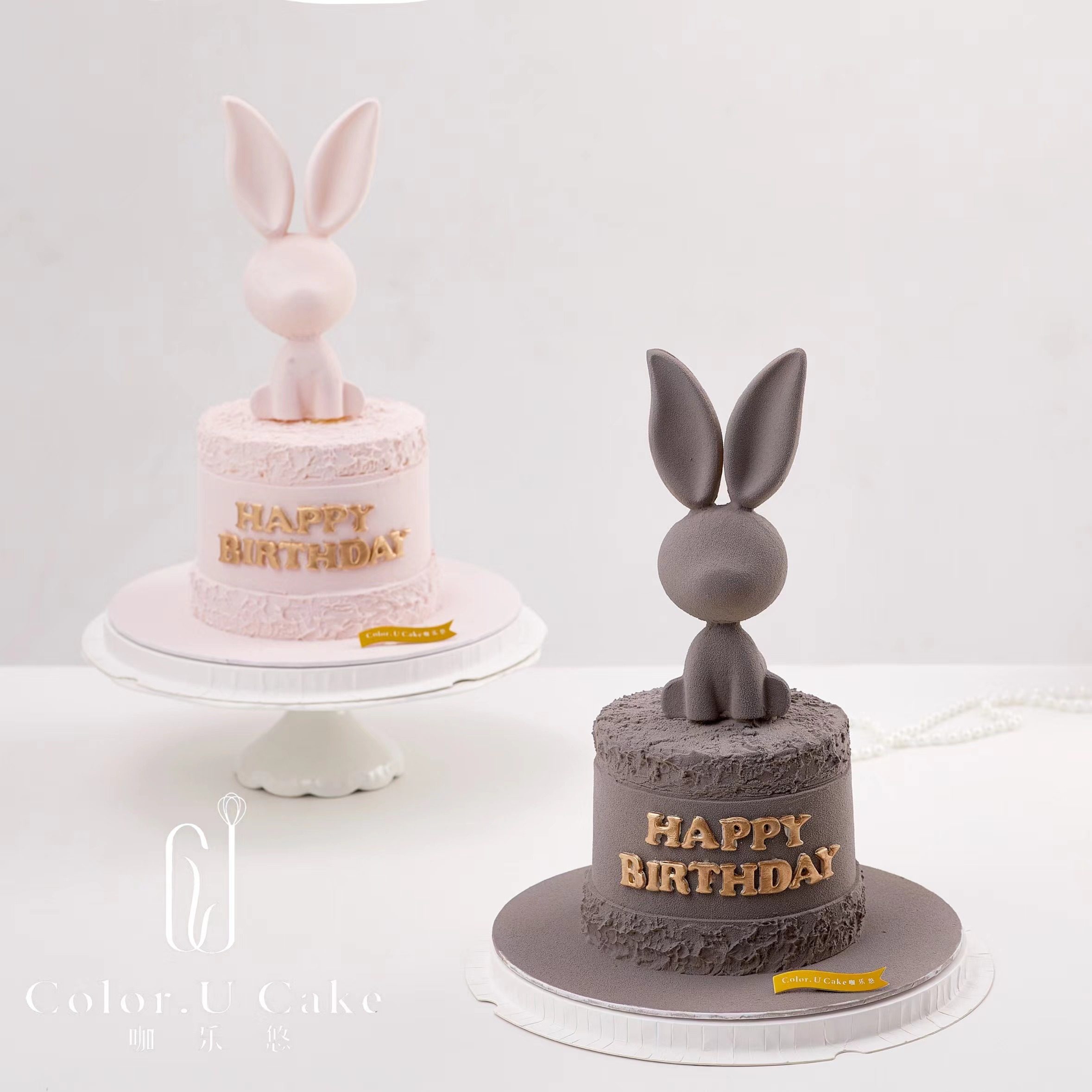chicbun立耳兔蛋糕甜酷兔子生肖女士男士儿童生日蛋糕杭州上海