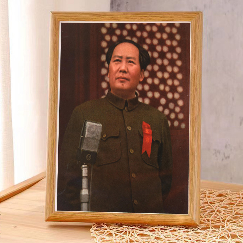 毛主席伟人画像相框挂画办公室书房伟人摆件毛爷爷客厅桌面摆台画,家居饰品,桌面摆台画,淘宝优惠券,粉丝福利购,淘宝优惠卷