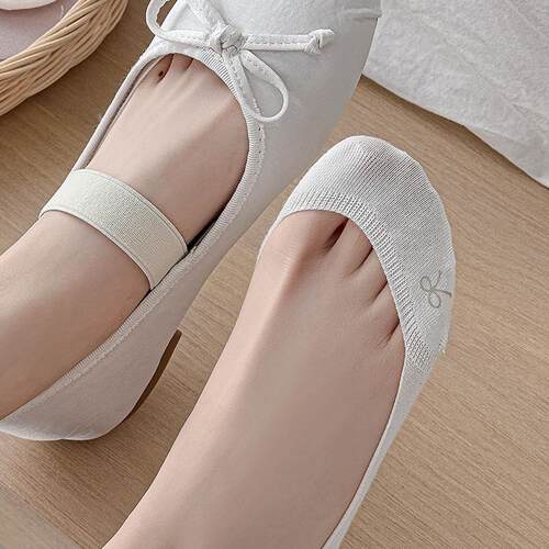 7双装薄款夏季女士船袜纯棉