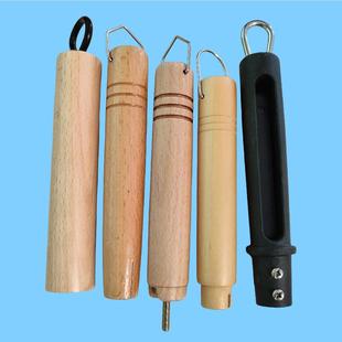 实木榉木雪平锅木柄把手替换手柄不锈钢锅日式 奶锅电木单手柄配件