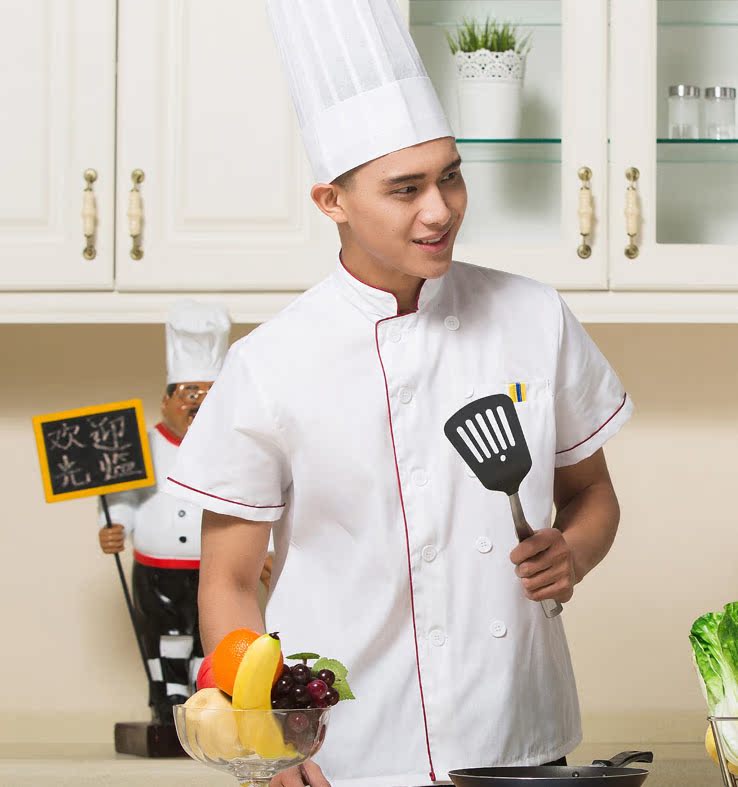Veste chef cuisinier en coton - Ref 1908112 Image 3