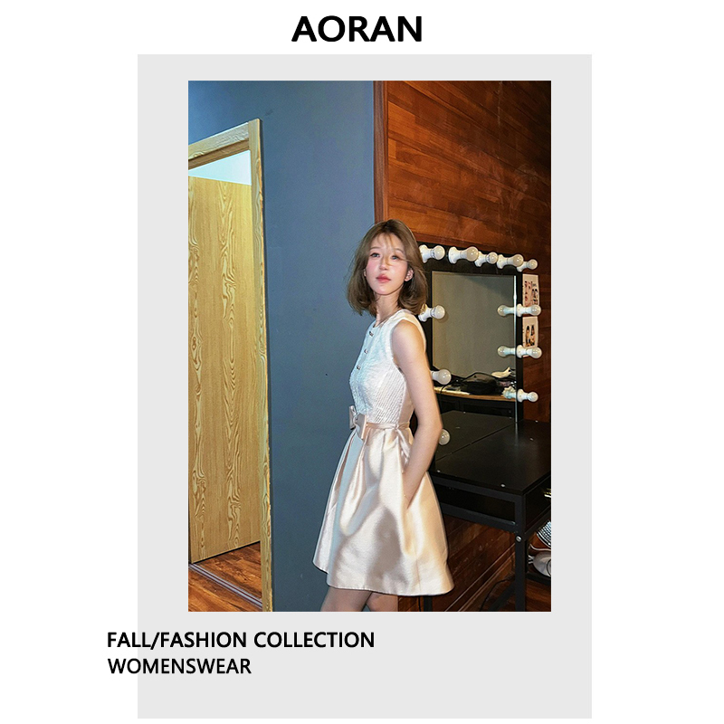 赵露思同款甜美公主小香风连衣裙