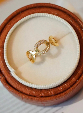 S925纯银蛇缠绕戒轻奢百搭转运