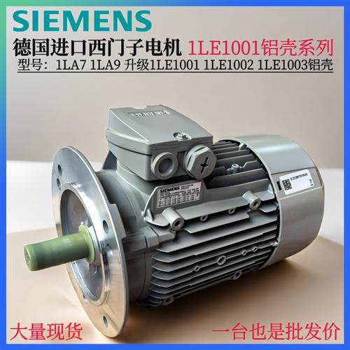 进口电机0.75KW2P卧式1LE1003-0DA22-2AA4-Z三相异步电动机