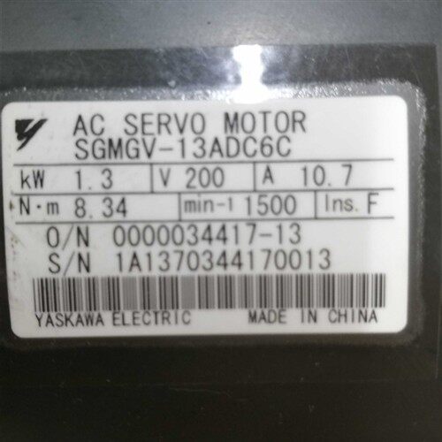SGMGV-13ADC6C 安川伺服马达 成色漂亮 保修3个月 议价