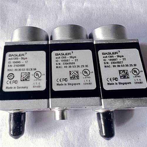basler工业相机acA1300-30gm/gc巴斯勒CCD摄像机acA1300-60gm/gc
